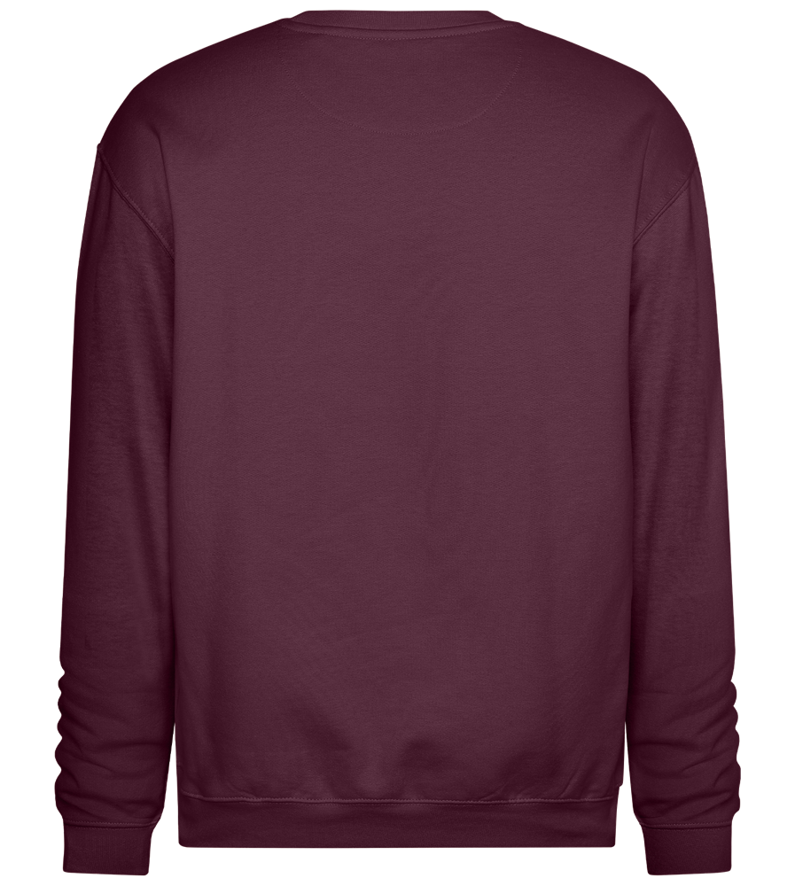 Sexy Design - Comfort Essential Unisex Sweater_BORDEAUX_back