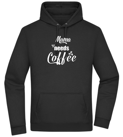 Needs Coffee Design - Premium Essential Unisex Hoodie_BLACK_front