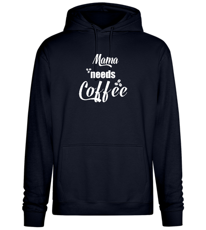 Needs Coffee Design - Premium Essential Unisex Hoodie_FRENCH NAVY_front