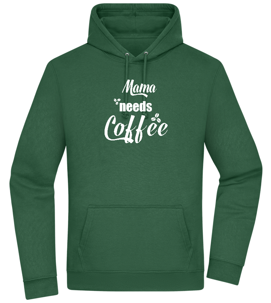 Needs Coffee Design - Premium Essential Unisex Hoodie_GREEN BOTTLE_front