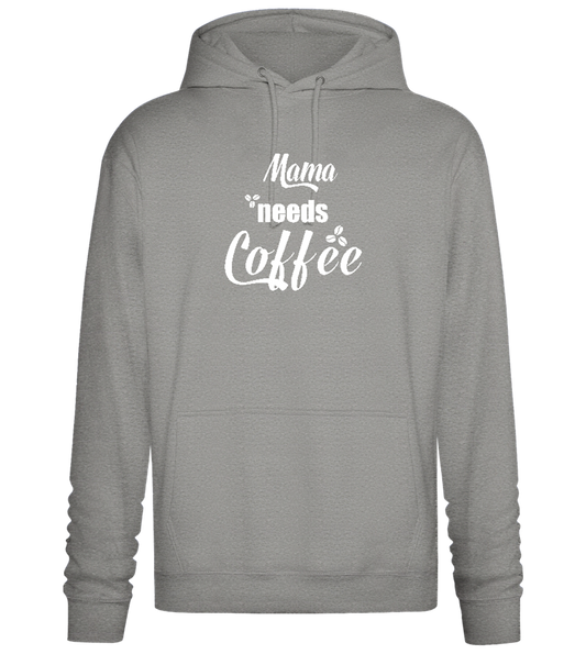 Needs Coffee Design - Premium Essential Unisex Hoodie_ORION GREY II_front