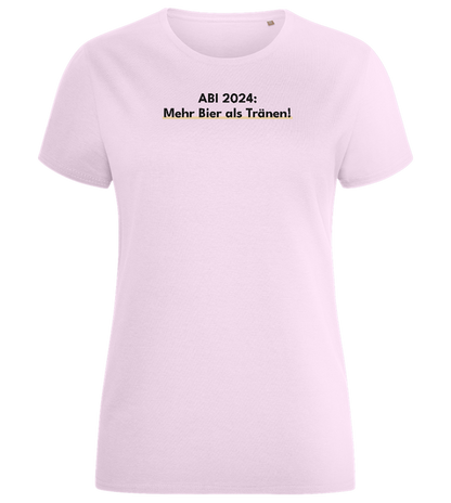 Mehr Bier Als Tränen Design - Comfort women's fitted t-shirt_LIGHT PINK_front