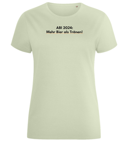 Mehr Bier Als Tränen Design - Comfort women's fitted t-shirt_SILESTONE_front