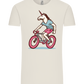 Unicorn On Bicycle Design - Comfort Unisex T-Shirt_ECRU_front