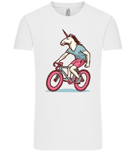 Unicorn On Bicycle Design - Comfort Unisex T-Shirt