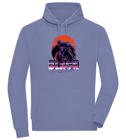 Retro Panther 4 Design - Comfort unisex hoodie_BLUE_front