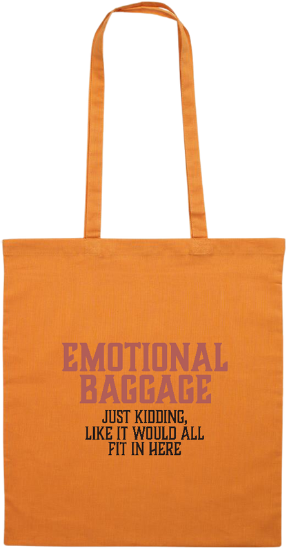 Emotional Baggage Design - Essential colored event tote bag_ORANGE_front