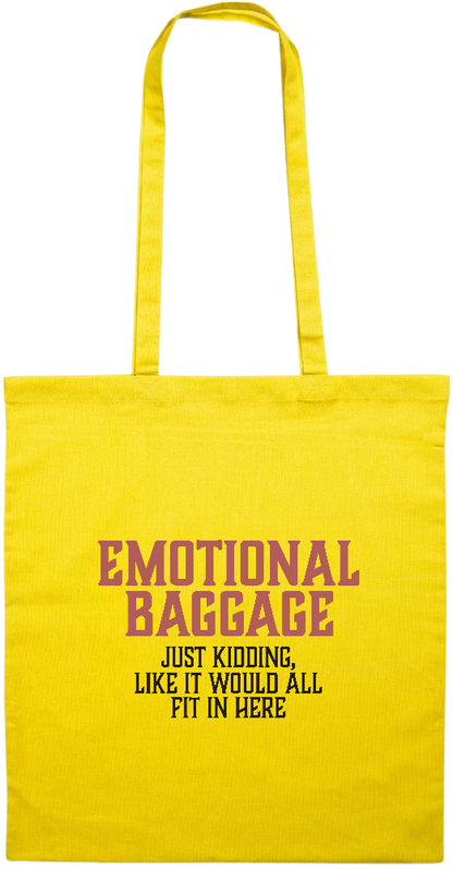 Emotional Baggage Design - Essential colored event tote bag_YELLOW_front