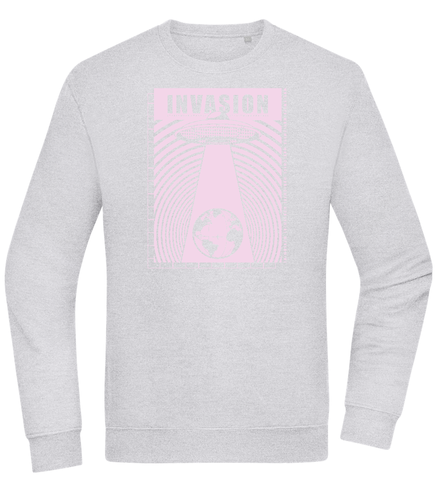 Invasion Ufo Design - Comfort Essential Unisex Sweater_ORION GREY II_front