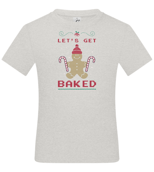 Let's Get Baked Design - Basic kids t-shirt_VIBRANT WHITE_front