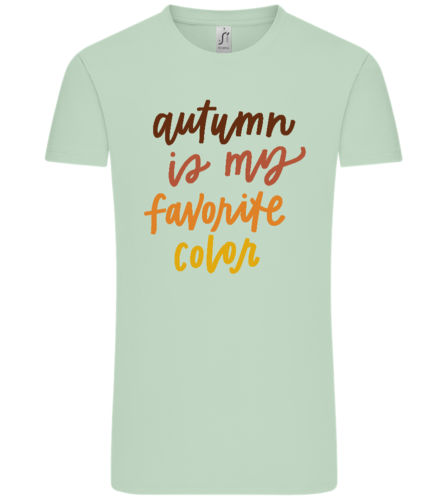 My Favorite Color is Autumn Design - Comfort Unisex T-Shirt_ICE GREEN_front