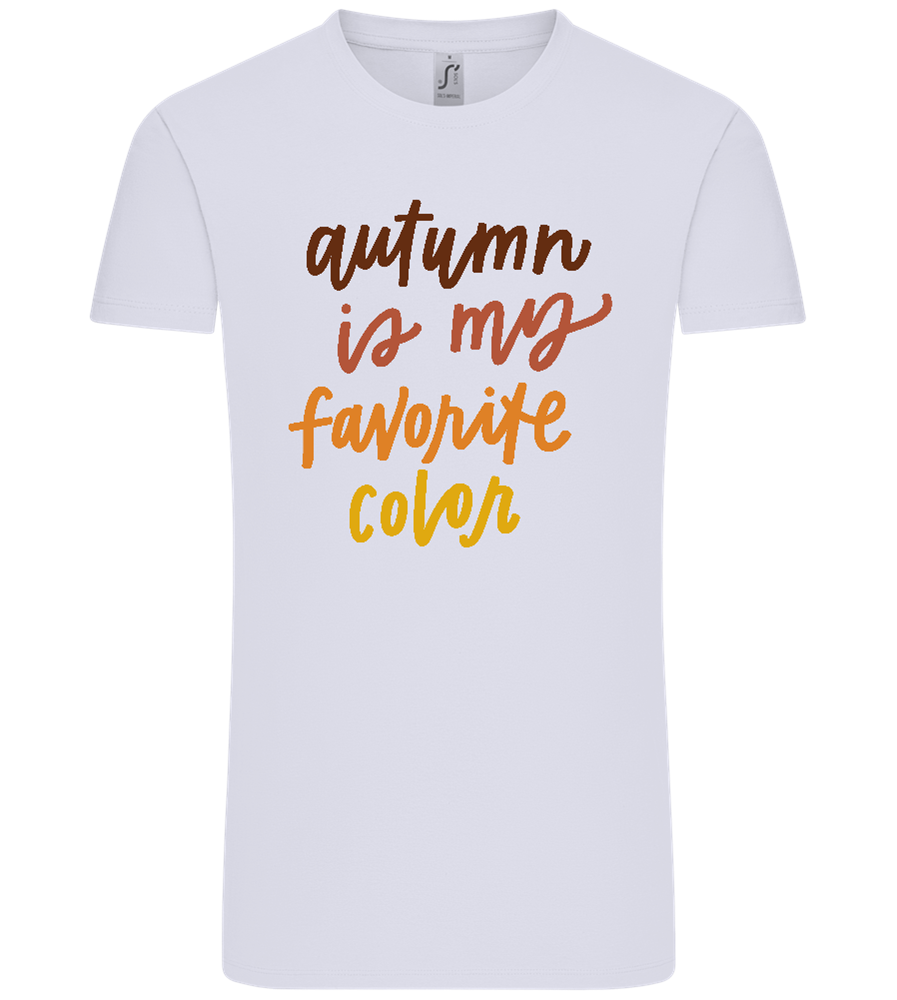 My Favorite Color is Autumn Design - Comfort Unisex T-Shirt_LILAK_front