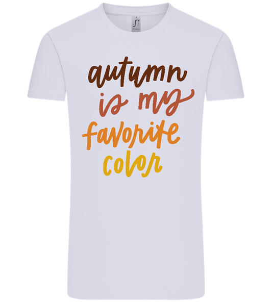 My Favorite Color is Autumn Design - Comfort Unisex T-Shirt_LILAK_front