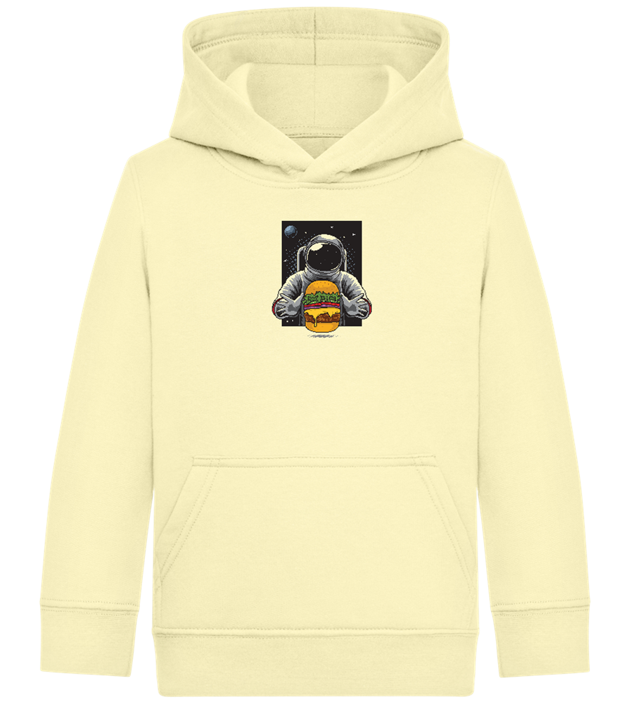 Astroburger Design - Comfort Kids Hoodie_AMARELO CLARO_front