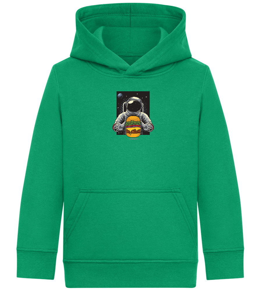 Astroburger Design - Comfort Kids Hoodie_MEADOW GREEN_front