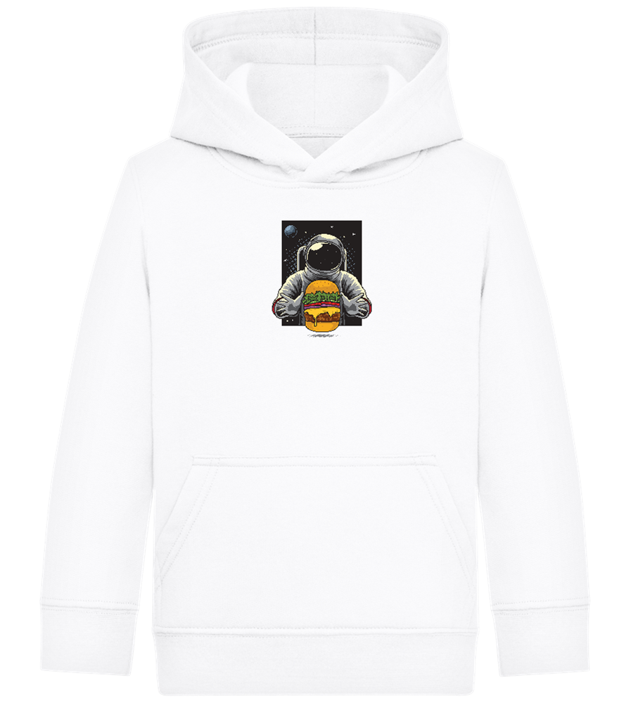 Astroburger Design - Comfort Kids Hoodie_WHITE_front