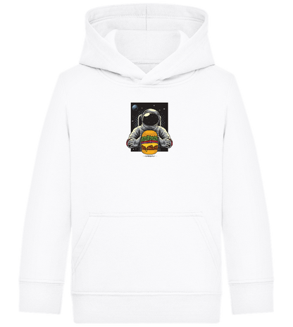 Astroburger Design - Comfort Kids Hoodie_WHITE_front