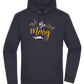 Be Merry Sparkles Design - Premium Essential Unisex Hoodie_FRENCH NAVY_front
