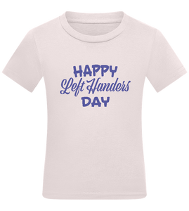 Happy Left Handers Day Design - Comfort kids fitted t-shirt