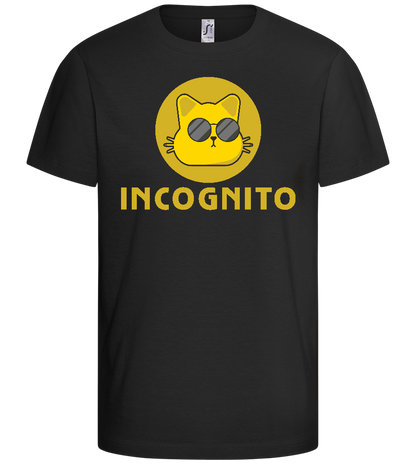 Incognito Design - Comfort kids fitted t-shirt_DEEP BLACK_front