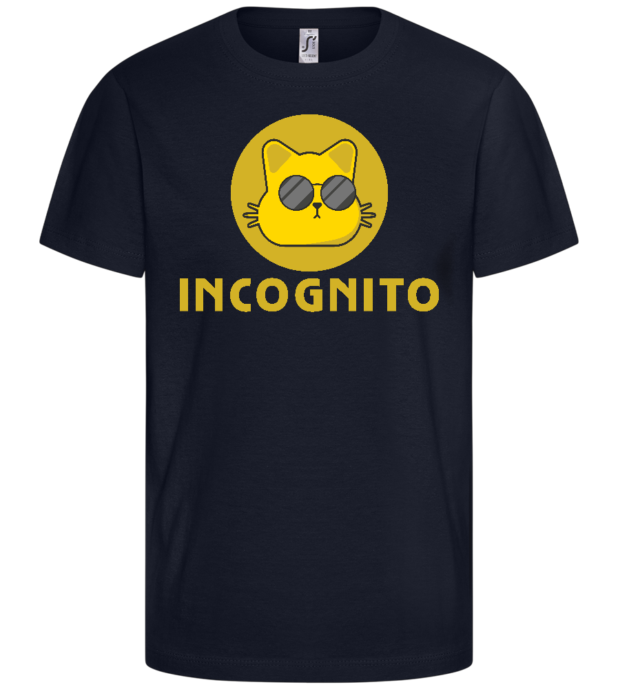 Incognito Design - Comfort kids fitted t-shirt_FRENCH NAVY_front