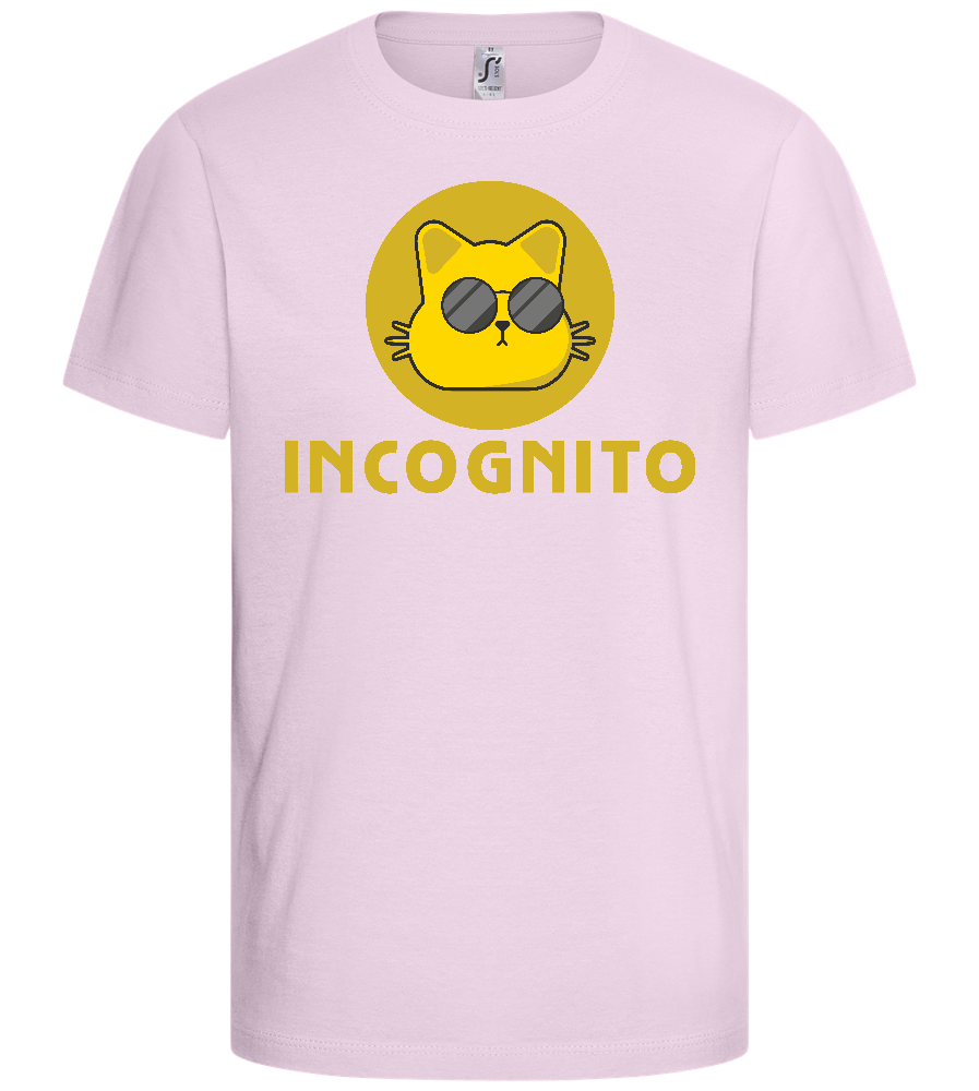 Incognito Design - Comfort kids fitted t-shirt_LIGHT PINK_front