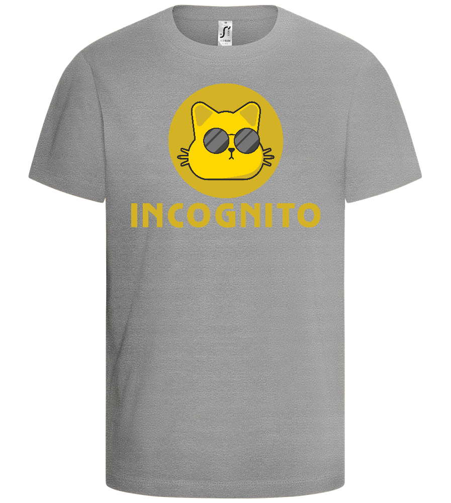 Incognito Design - Comfort kids fitted t-shirt_ORION GREY_front