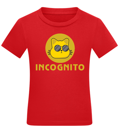 Incognito Design - Comfort kids fitted t-shirt_RED_front