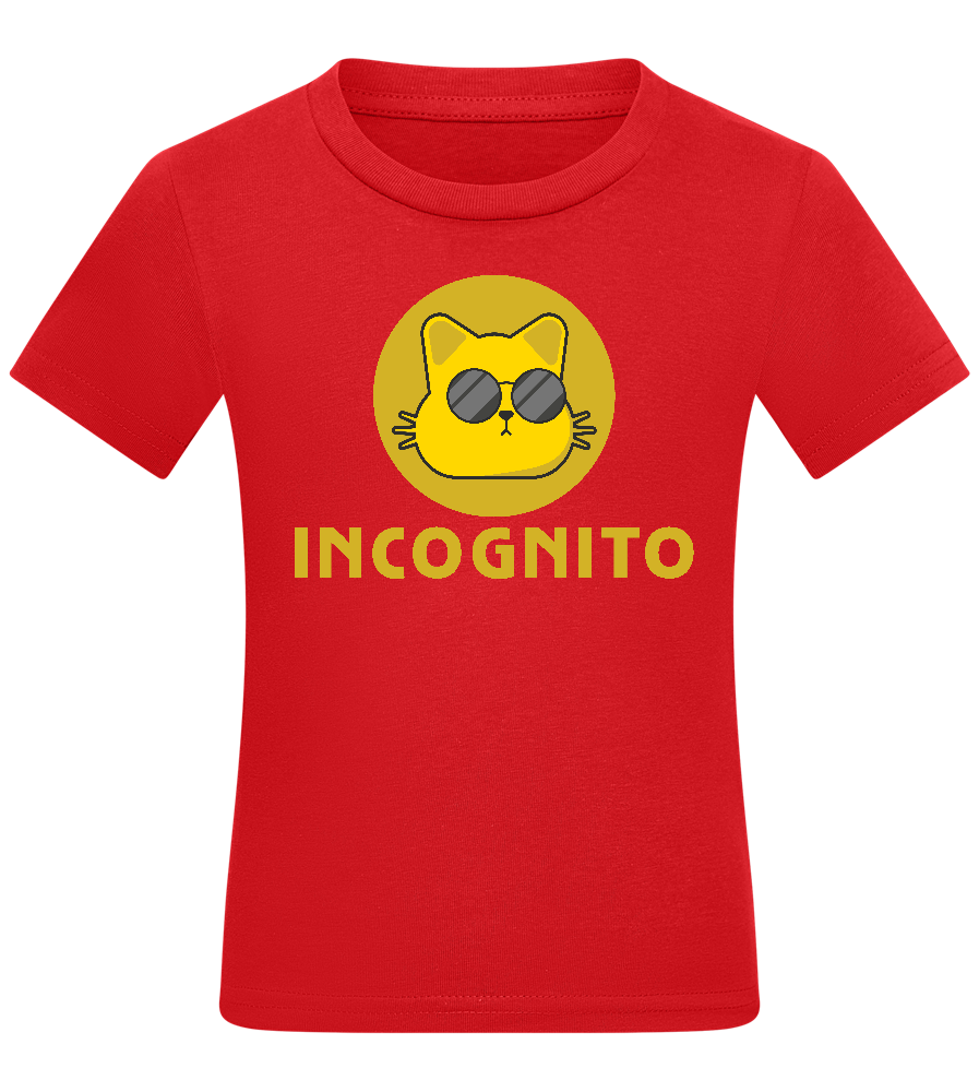 Incognito Design - Comfort kids fitted t-shirt_RED_front