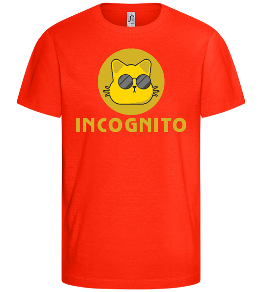 Incognito Design - Comfort kids fitted t-shirt_RED_front