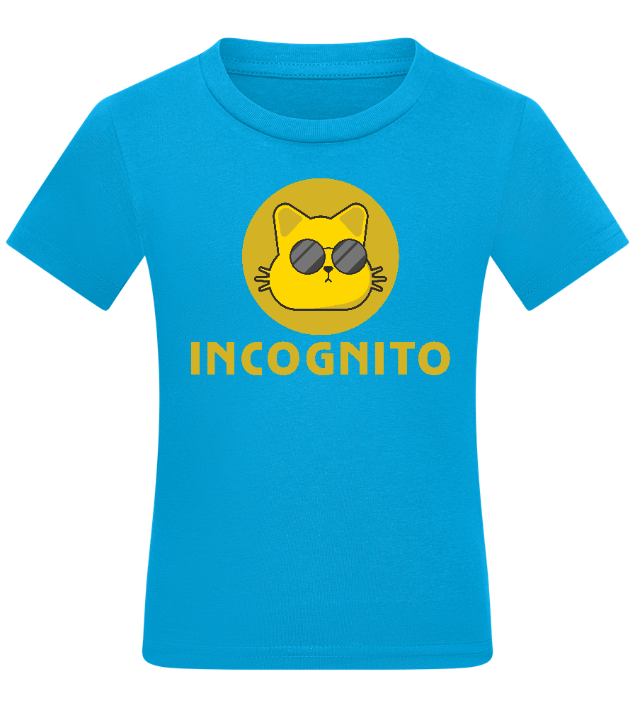 Incognito Design - Comfort kids fitted t-shirt_TURQUOISE_front