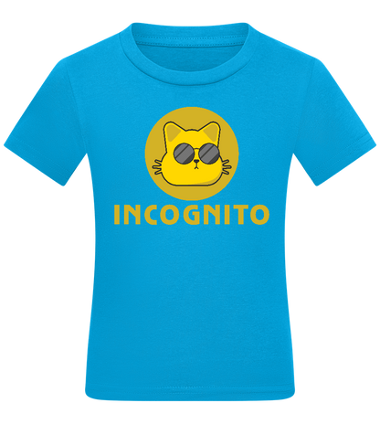 Incognito Design - Comfort kids fitted t-shirt_TURQUOISE_front