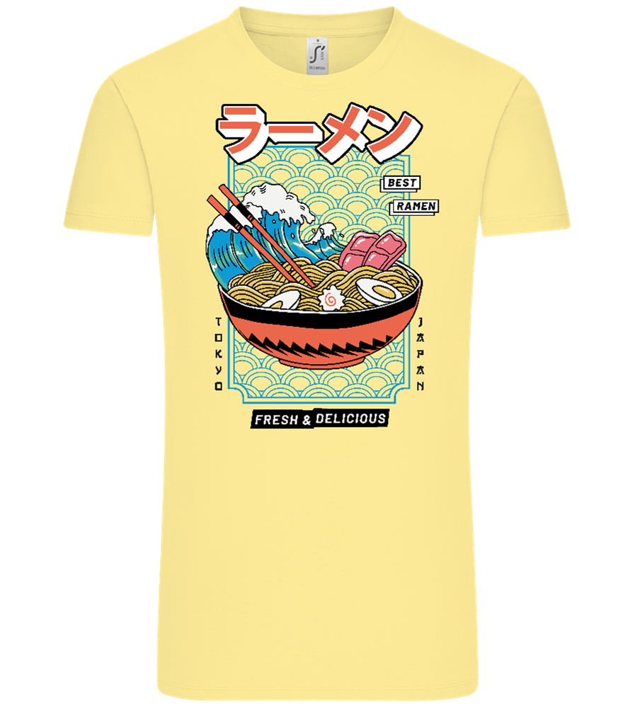 Best Ramen Design - Comfort Unisex T-Shirt_AMARELO CLARO_front