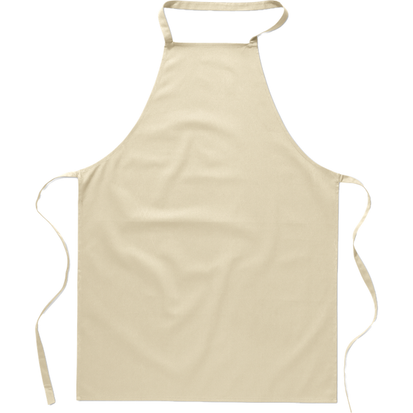 Cotton Kitchen Apron_BEIGE_front