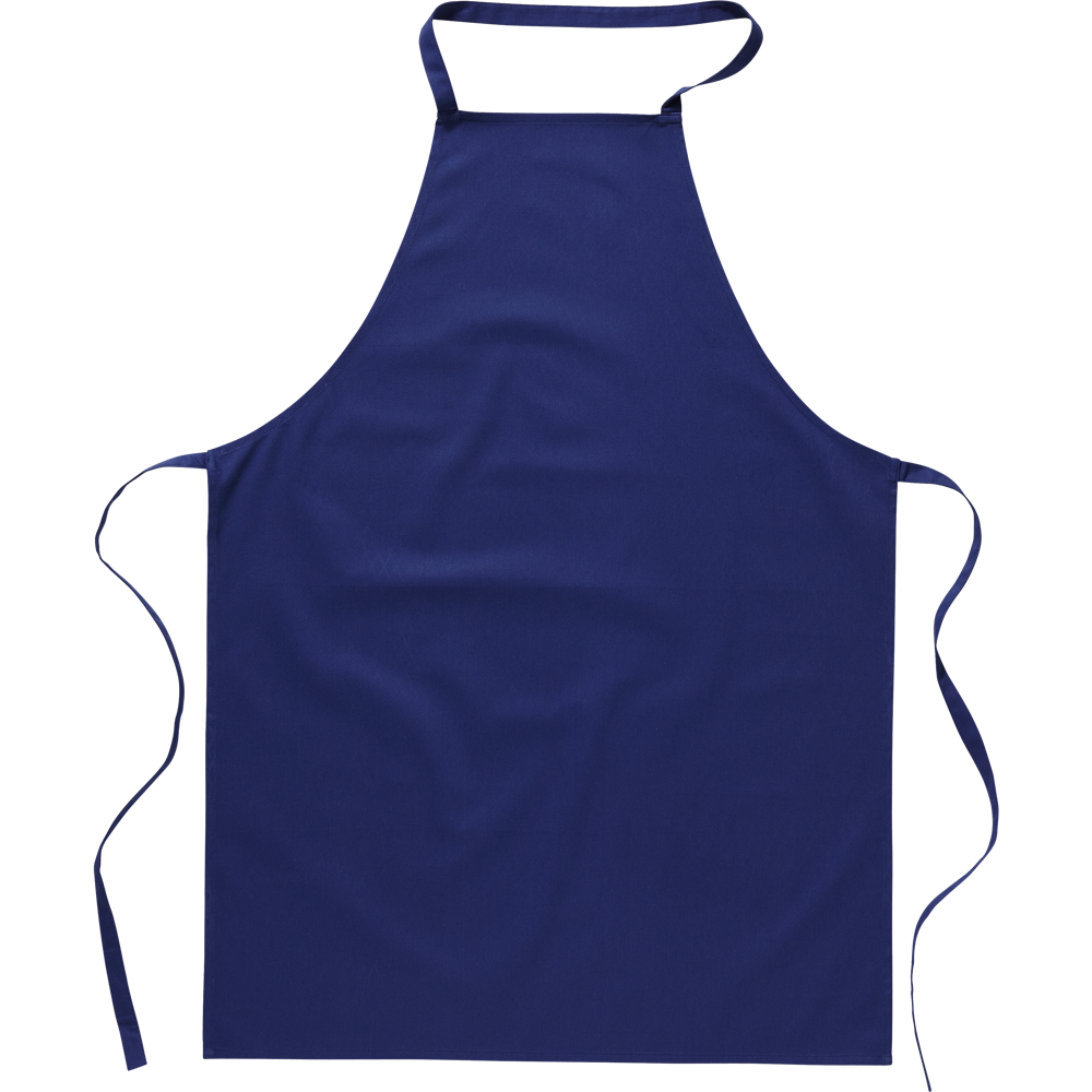 Cotton Kitchen Apron_BLUE_front