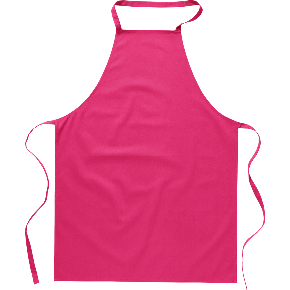 Cotton Kitchen Apron_FUCHSIA_front