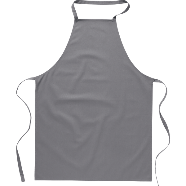 Cotton Kitchen Apron_GREY_front