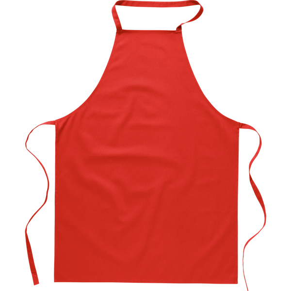 Cotton Kitchen Apron_RED_front