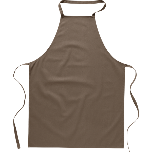 Cotton Kitchen Apron_TAUPE_front