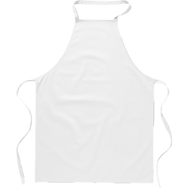 Cotton Kitchen Apron_WHITE_front