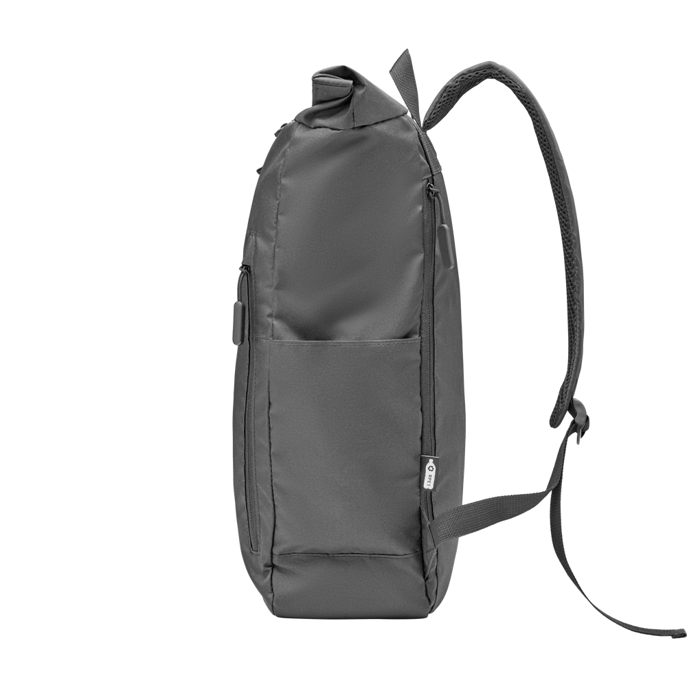 Rolltop Laptop Backpack_BLACK_right