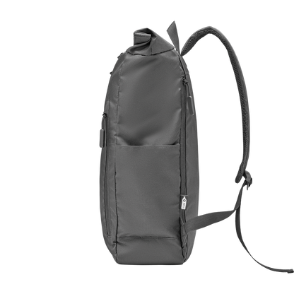 Rolltop Laptop Backpack_BLACK_right