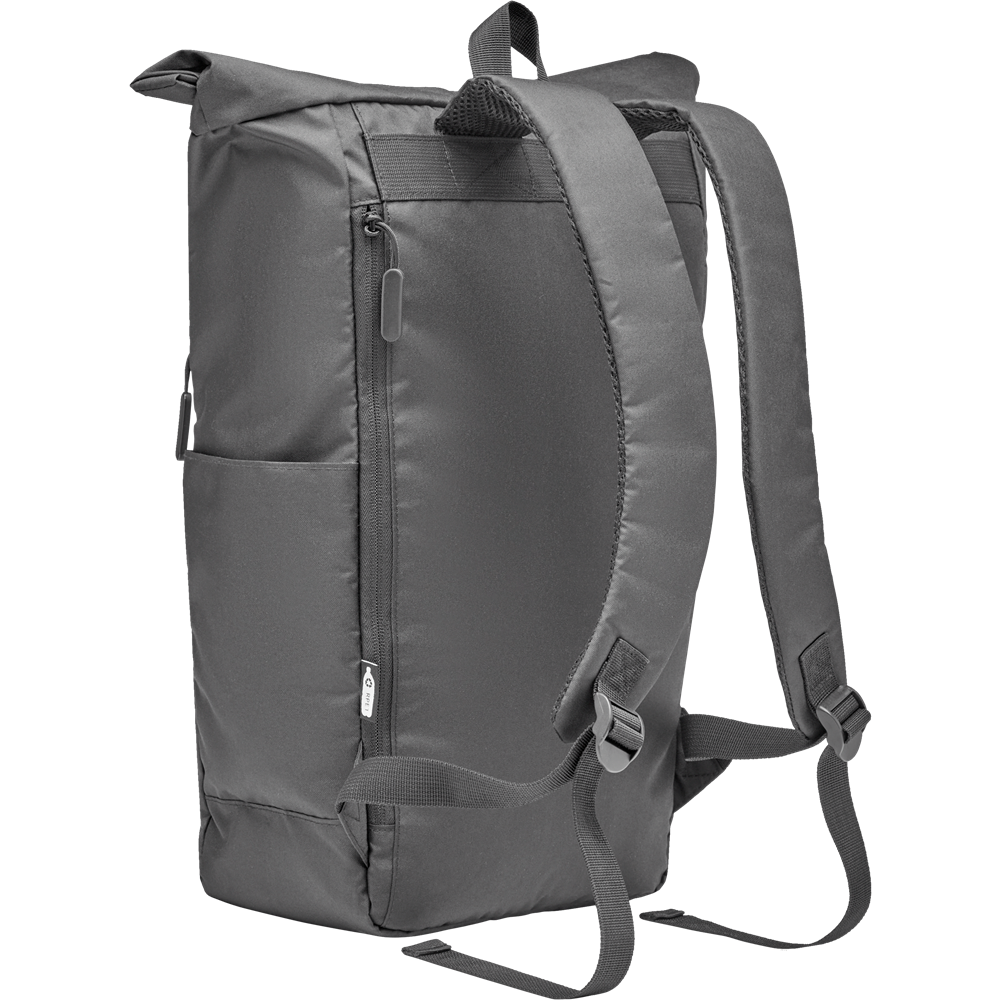 Rolltop Laptop Backpack_BLACK_DETAILEDIMAGE_front_2