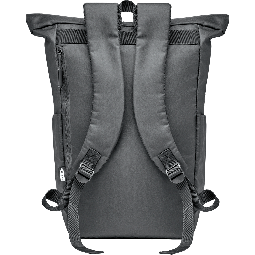 Rolltop Laptop Backpack_BLACK_DETAILEDIMAGE_front_3