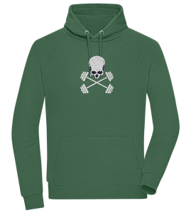Skull and Dumbbells Design - Comfort unisex hoodie
