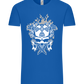 Skull With Flames Design - Comfort Unisex T-Shirt_ROYAL_front