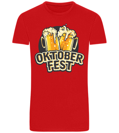 Oktoberfest Beers Design - Basic Unisex T-Shirt_RED_front