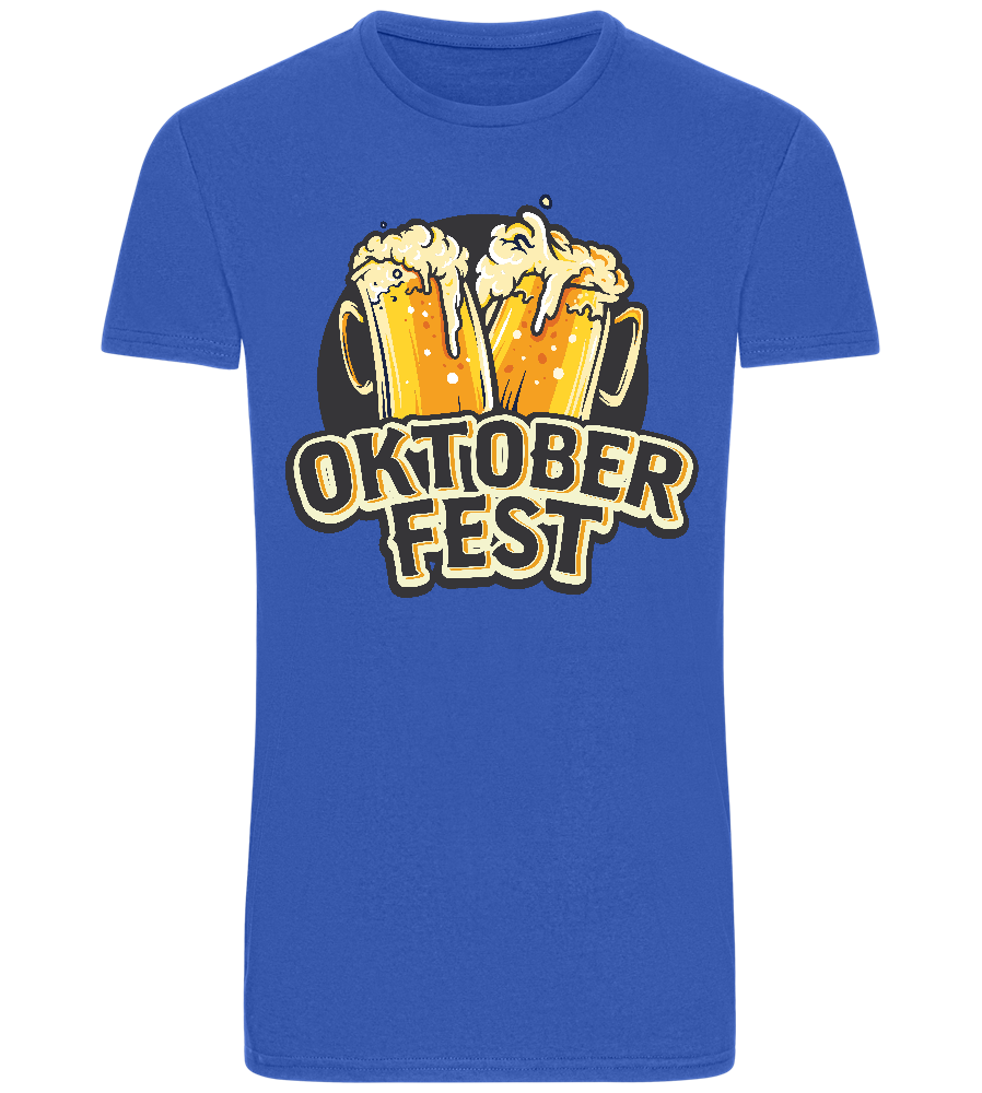 Oktoberfest Beers Design - Basic Unisex T-Shirt_ROYAL_front