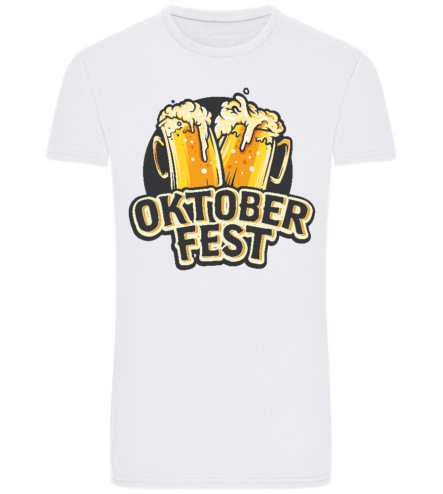 Oktoberfest Beers Design - Basic Unisex T-Shirt_WHITE_front