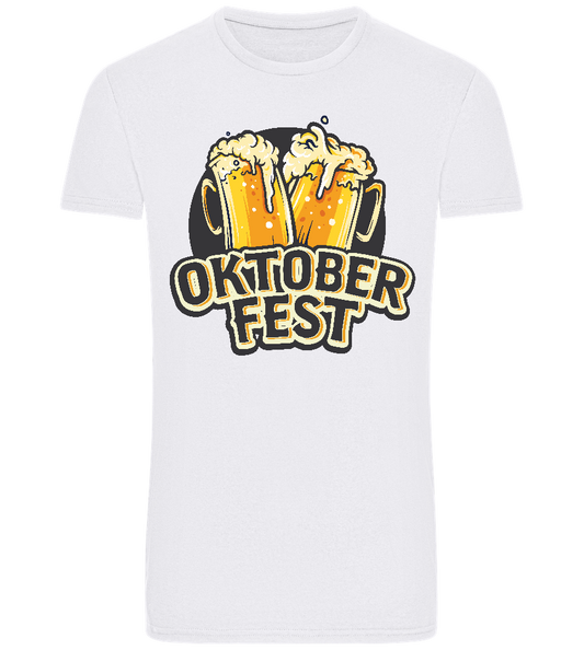 Oktoberfest Beers Design - Basic Unisex T-Shirt_WHITE_front